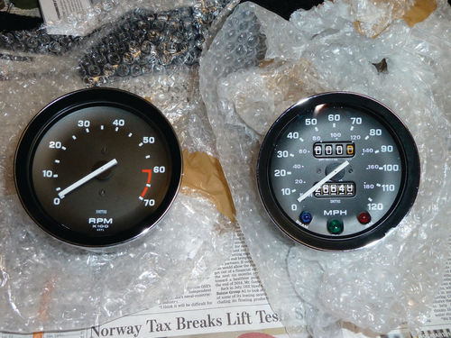 tachometer and speedometer