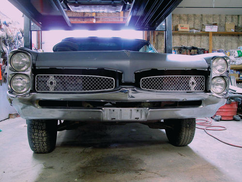 One of Cary Griffin’s latest projects, a 1967 GTO