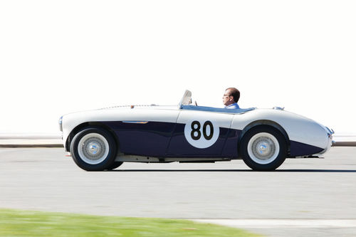 1955 Austin-Healey 100S Sports Racing. Sold for $539,000.