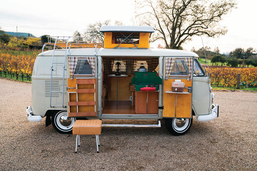 1967 Volkswagen Type 2 Westfalia Camper. Sold for $57,750.