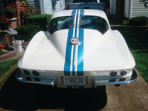 This 1963 split-window Corvette was Larry Schrader’s graduation gift from his parents.