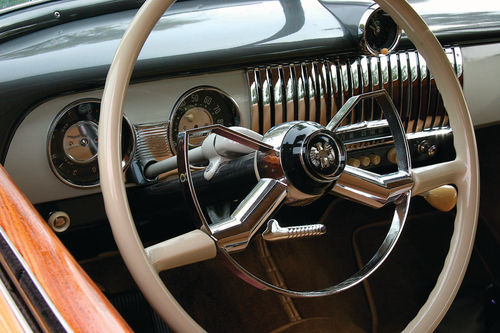 Unlike the exterior trim, the Chevy’s interior moldings are all real wood.