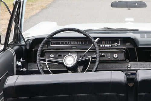 Folks who aren’t familiar with 52-year-old cars are surprised by the lack of air conditioning and the workings of the Ford’s mechanical vents.