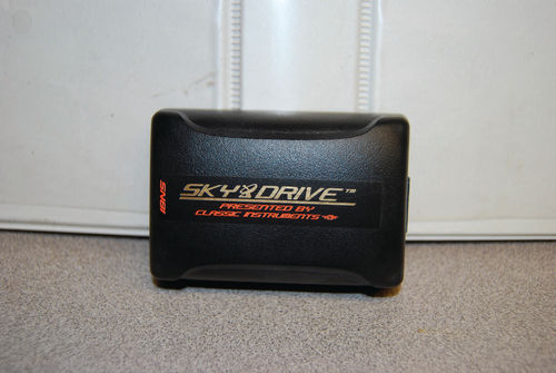 Here’s the Sky Drive unit that sends electronic signals to the GPS speedometer.