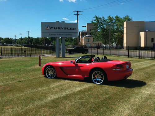 Jason Pontello’s 2004 Viper Red SRT10.