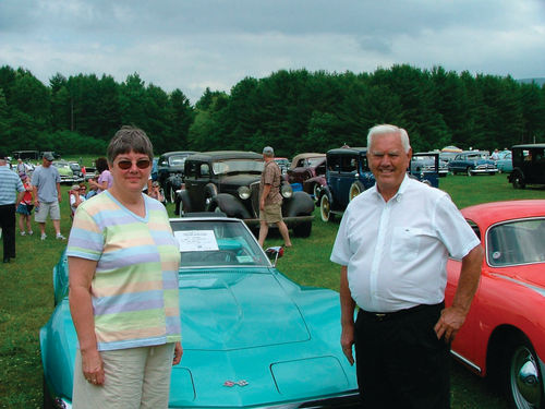 Sue and Mandy met NASCAR legend Junior Johnson when he visited a local car show.