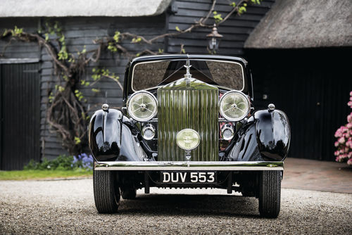 Note the forward sloping windshield which was designed to improve the vehicle’s aerodynamics.