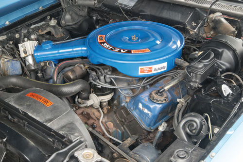 Having covered just 78,000 miles under its previous owners, the Torino’s 351 needed nothing beyond a tune-up, fresh fluids and replacement of belts and hoses.