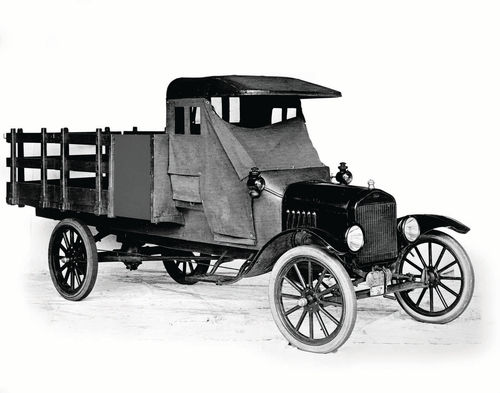 1918 Model TT one-ton stake bed.