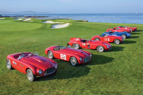 This being Ferrari’s 70th anniversary, a number of the Italian sports cars were seen on the show field and on area roadways.