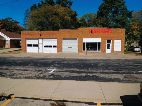 The Hansen Garage in Waupaca is a former Oakland dealership that sits on The Yellowstone Trail.