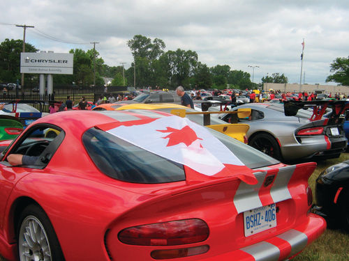 International visitors included this Canadian Viper.