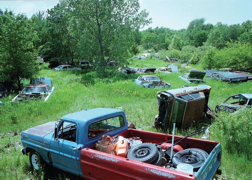 Bearing a lawnmower, chainsaw and other unlikely car-recovery tools, I relied on hunches and dead reckoning while traversing Walkie’s uncharted wilderness in search of my parts car.