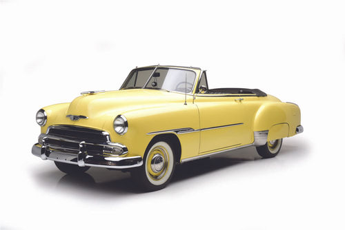 1951 Chevrolet Styleline Deluxe Convertible. Sold for $126,500.