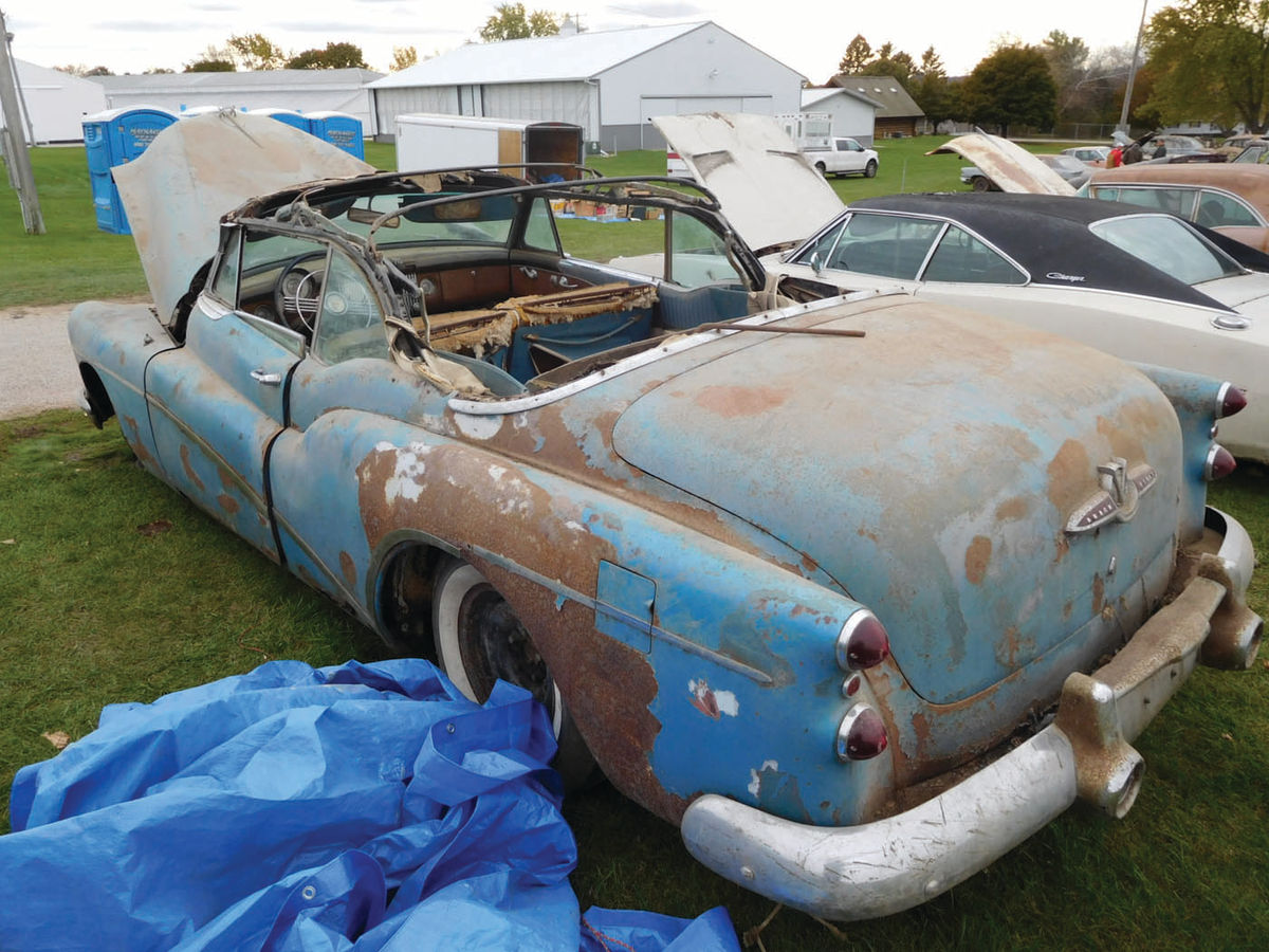 The highest announced price was $25,500 for this ’53 Buick Skylark convertible.