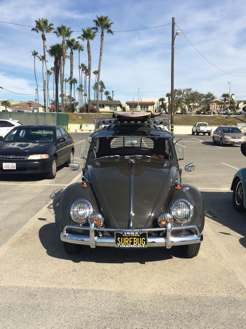 close-up views of the front ends of the two Bugs.