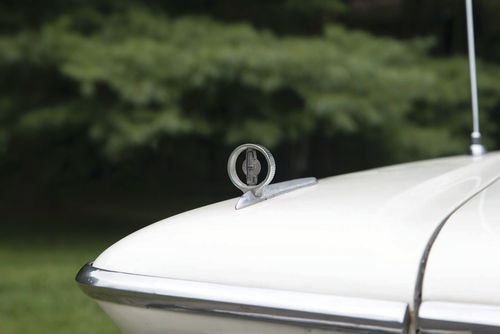 Before it was the Edsel, it was known in-house as the E-car. Fender ornaments reflect that, although probably unintentionally.