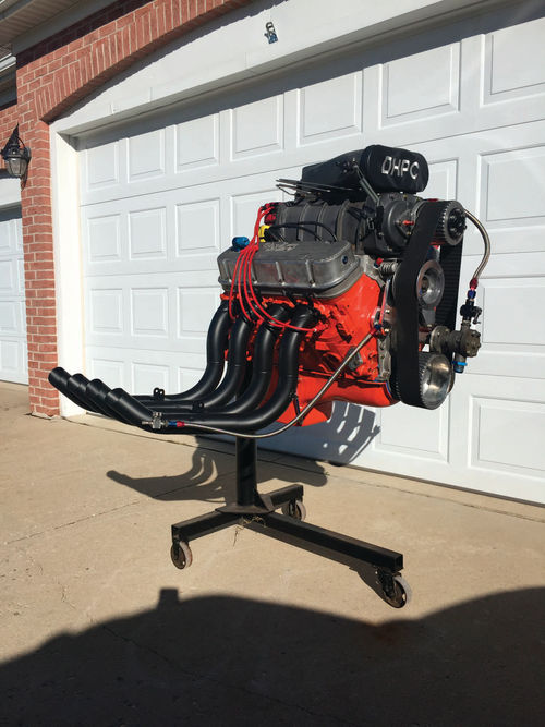 A supercharged big block engine much like this will find its way onto the chassis of the 1970 car. Once it gets its new engine, this ’70 Camaro will be ready to “cackle.”