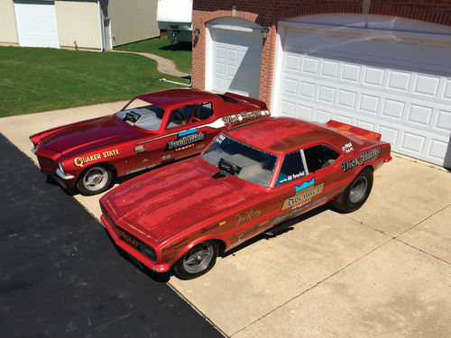 The ’68 Camaro’s body (foreground) was freshened while the mechanicals were restored.