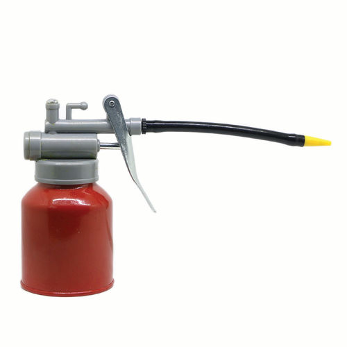 A Plews-type oil can like this one will come in handy for squeezing weather strip adhesive or drain trough sealer into leaky areas in the original seals.