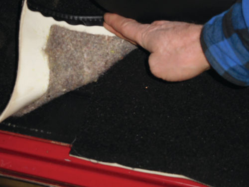 You can start dealing with floor pan panel leaks by turning the floor mat or carpet back and tightening the screws that hold the panels together.