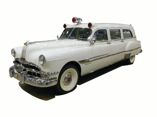 The PCS 2017 Host’s Choice honors went to this all-white 1952 National Pontiac Eight ambulance.