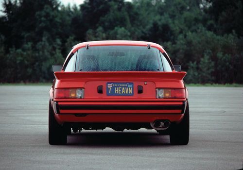 This vintage RX-7 may not be able to match the performance of modern sports cars but it still has the power and chassis to move out and hold the road. A rear spoiler was among the owner’s additions to the car.