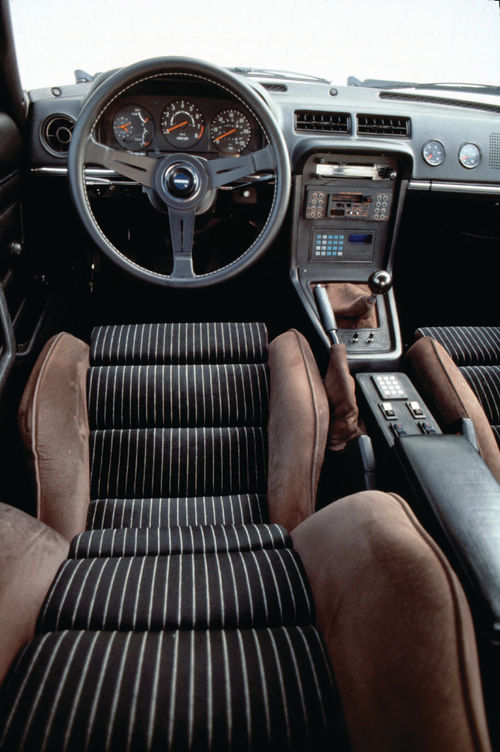 The eye-catching interior includes custom Recaro seats with a matching shifter boot.