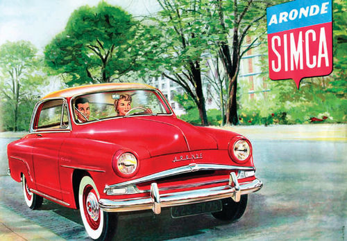 Other Simca Aronde models included this coupe and a station wagon that’s seen in the current Letters section.