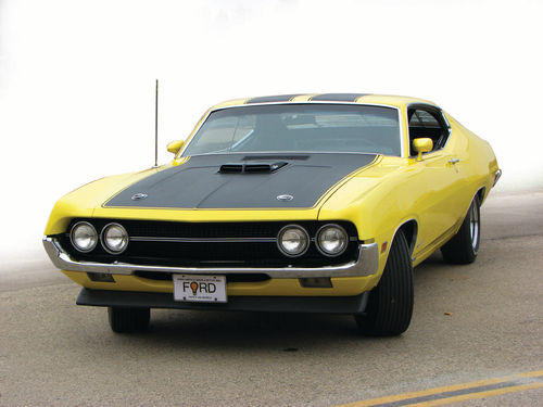 Auto Restorer contributor Bruce Shuey brought his 1970 Ford Torino to the car show. Ford Torino to the car show.