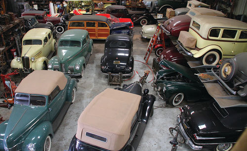 Alan’s garage is worth seeing even if you don’t need parts or an engine.