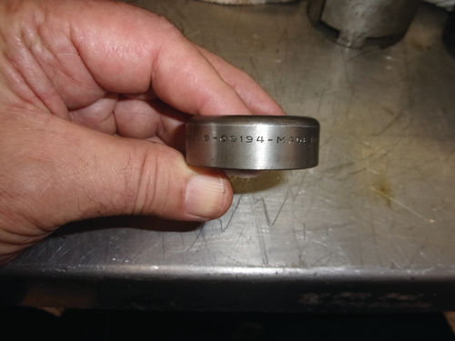 Some bearing races have part numbers stamped in them and some don’t.