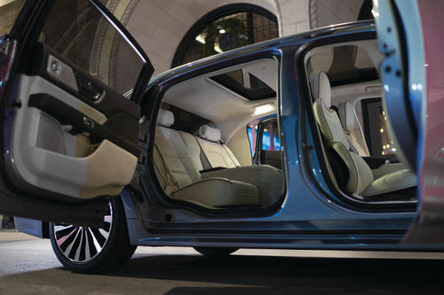 One feature you can’t miss here is the car’s special Coach Doors.