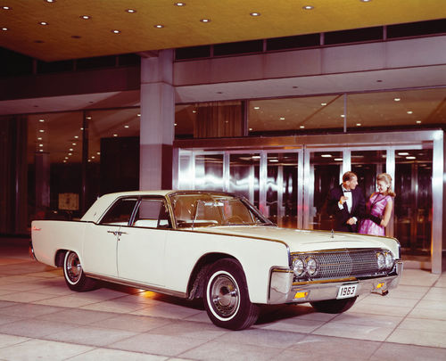 A luxury setting was quite in order for this 1963 Continental.