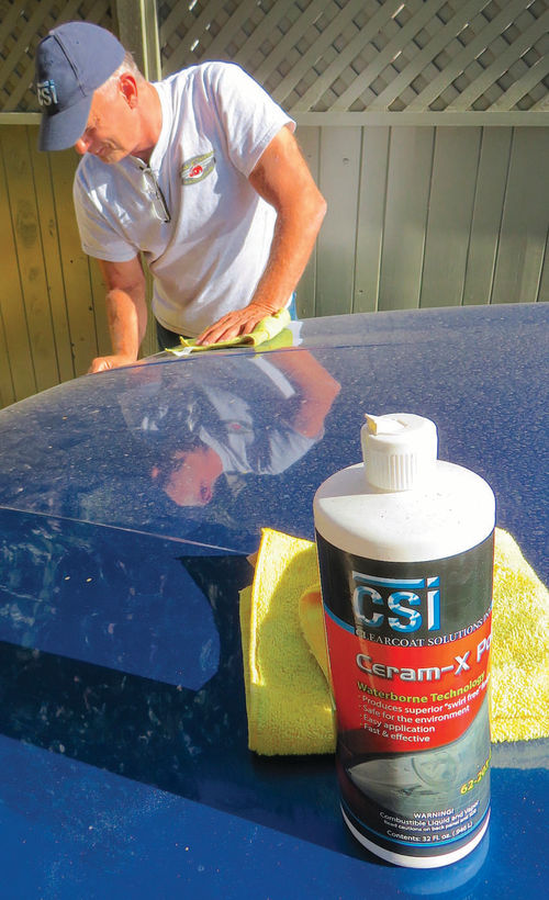 CSI Ceram-X polish is the best for headlight lenses, as well as paint detailing.