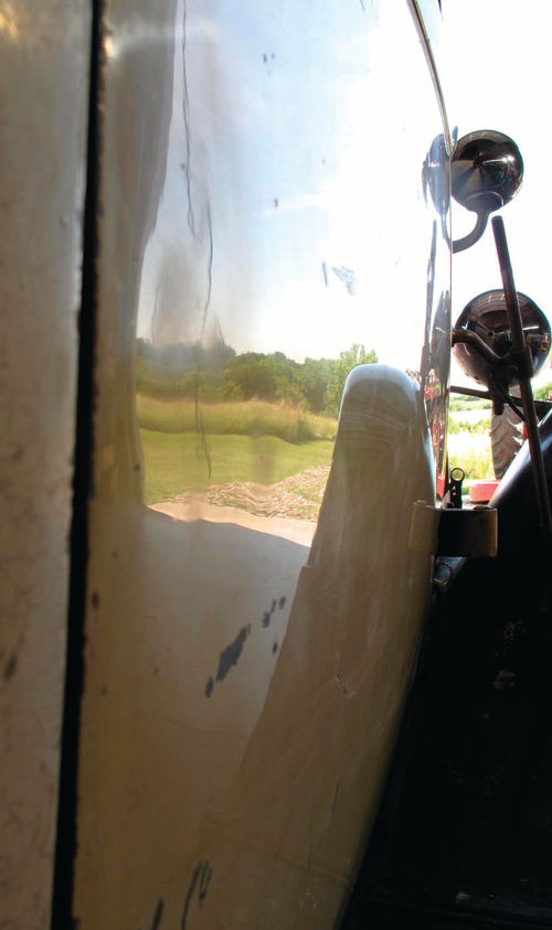 Wet-sanding alone produced a brilliant shine on the coupe’s passenger door.