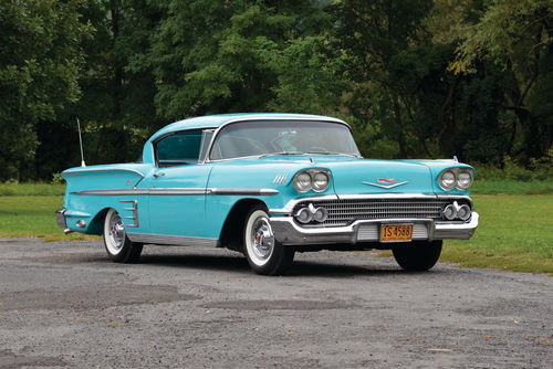 As a one-year body, the 1958 Chevrolet bears little resemblance to those that came before or after. It does, however, hint at other 1958 GM cars.