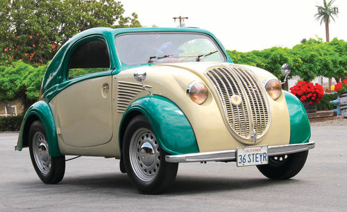 Contemporary cars with styling similar to the Airflow … 1936 Toyoda AA 1937 Fiat Topolino 1936 Steyr 50