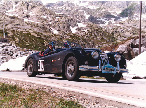 The 1955 XK140 SE.