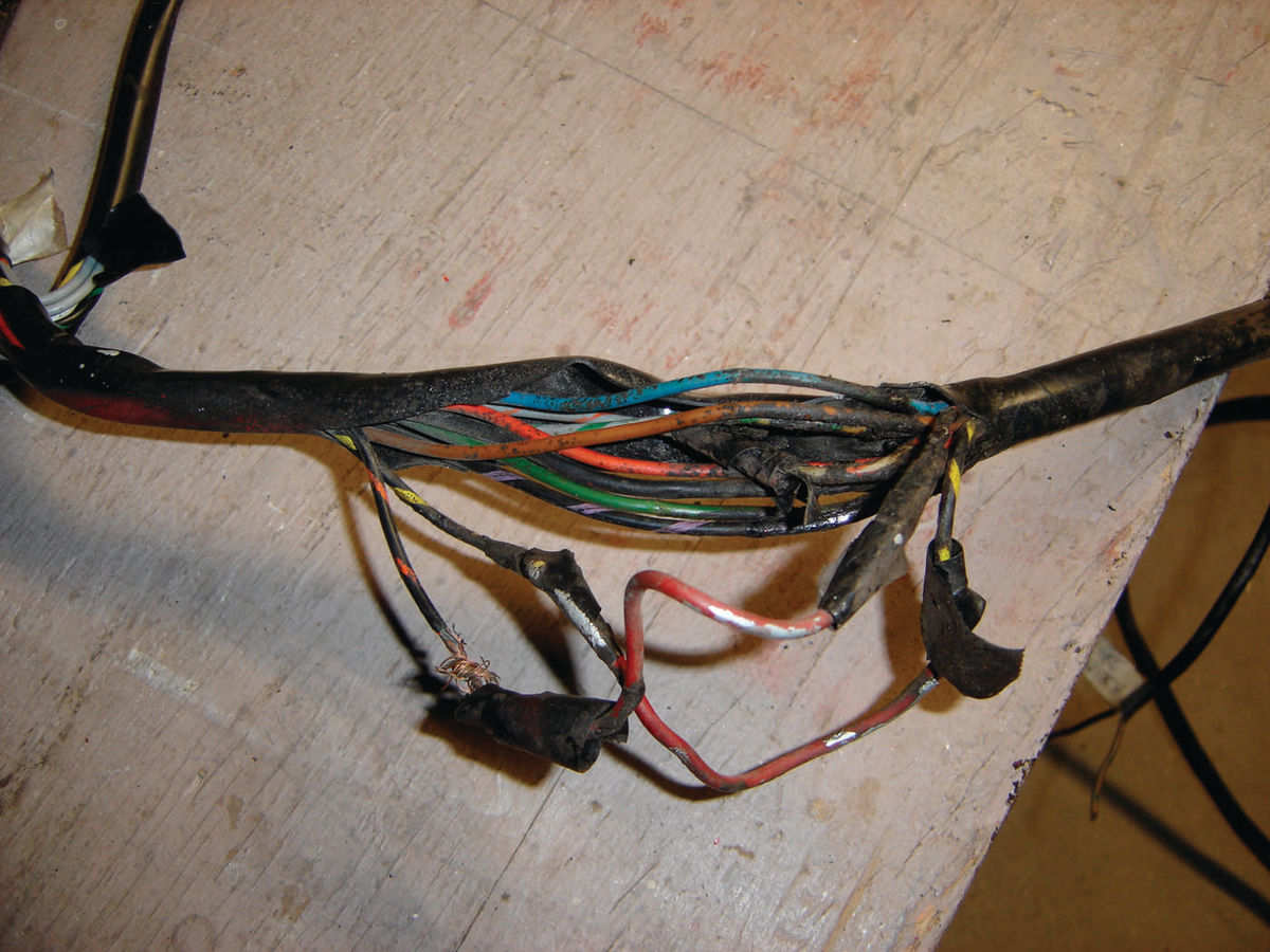 Additional splices were found elsewhere in the wiring.