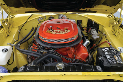 This is what the Road Runner’s all about… A powerful V-8 in a lowpriced car.