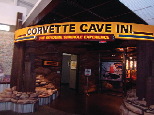 In 2016, NCM opened a special Corvette Cave-In exhibit. (Linda Clark Photo)