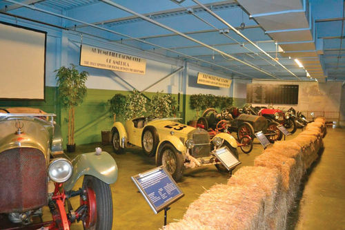 And a lineup of racing cars complete with hay bales looking like they’re all direct from the track.