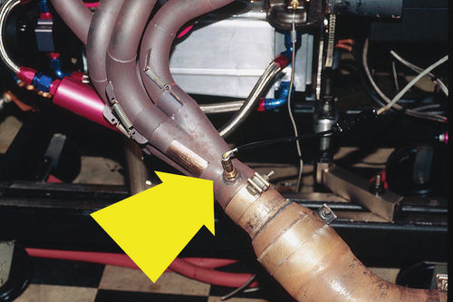 This is an exhaust gas temperature sensor. It indicates whether an engine is burning its fuel correctly.