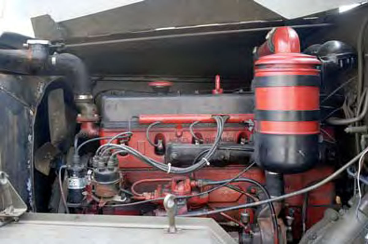 Continental engine in 1945 Ward LaFrance Wrecker