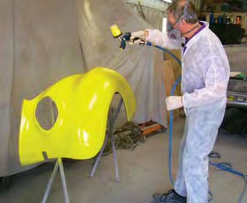 Photo 10. The Auto-Air Lemon Yellow going on.