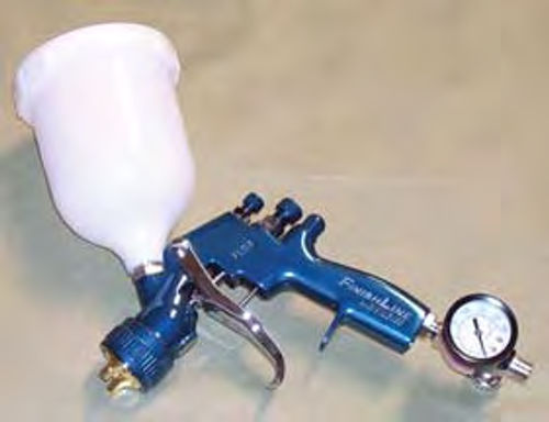 Photo 2. Water-borne colors need a water-borne compatible spray gun. This is the DeVilbiss FLG 647 WB.