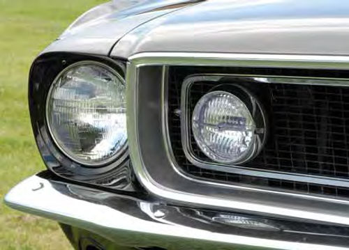 The protruding grille flanked by separate headlights was carried over from the first-generation Mustang. It was a design element that could’ve backfired if handled poorly.