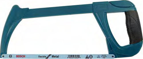 This Bosch saw is useful for cutting frame members, angle iron, broken-off bolts and sheet metal.