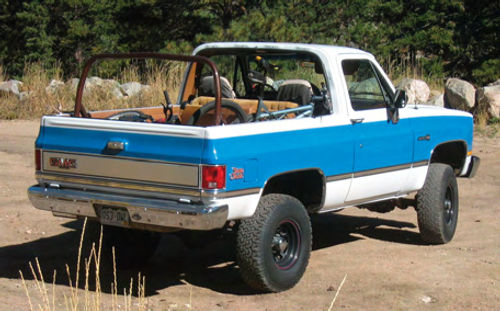 Along with being a fun vehicle, the Jimmy can haul a load.